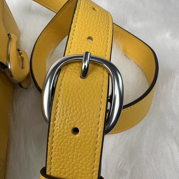 Coach Tabby Shoulder 26 3way Crossbody Clutch In Canary Leather CH735 NWT - Picture 16 of 16